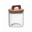 Porta Mantimento de Vidro com Tampa de Acácia 700ml - Wolff