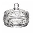 Potiche de Vidro Treliça 15cm x 15cm x 13cm - Wolff
