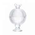 Potiche de Cristal com Pé Bird 8,5cm x 8,5cm x 13cm - Wolff