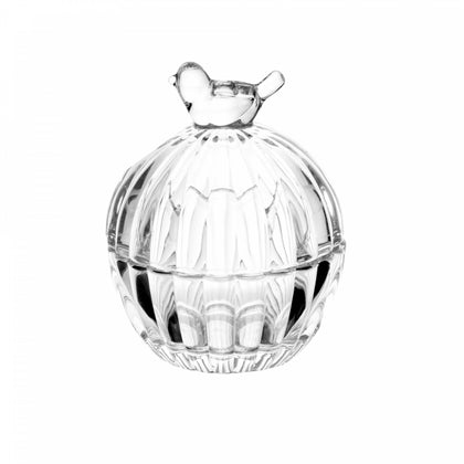 Potiche de Cristal Bird 8cm x 8cm x 9,5cm - Wolff