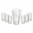 Conjunto Jarra com 6 Copos de Vidro Queen 1,5L/320ml - Wolff