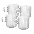 Conjunto 4 Xícaras de Vidro Frankfurt 220ml - Wolff
