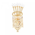 Conjunto 6 Colheres de Zamac com Suporte Dourada 14cm - Wolff