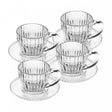 Conjunto 4 Xícaras de Café de Cristal Império 110ml - Wolff