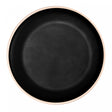 Prato Raso de Melamina Class Preto 27cm - Wolff