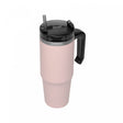 Copo Térmica Parede Dupla SlimTerm e Canudo Rosa 890ml - Wolff