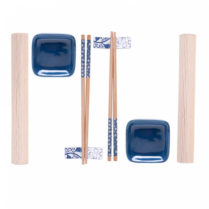 Conjunto 8 Peças de Bambu para Sushi Koi - Wolff