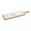 Conjunto 2 Peças Tábua com Bandeja de Bambu Iki 44cm x 12cm x 1cm - Wolff