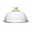 Queijeira Golden Bird 20cm com Tampa Cristal Ecológico - Wolff