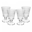 Conjunto 4 Taças de Água Lines Butterfly 350Ml Vidro - Wolff