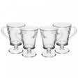 Conjunto 4 Taças de Cappuccino Lines Butterfly 240ml Vidro - Wolff