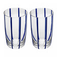 Conjunto 2 Copos Altos Azura 450ml Azul Vidro - Wolff