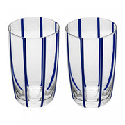 Conjunto 2 Copos Altos Azura 450ml Azul Vidro - Wolff