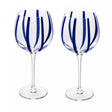 Conjunto 2 Taças de Vinho Azura 450ml Azul Vidro - Wolff