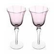 Conjunto 2 Taças de Vinho Lily Rosa Vidro - Wolff