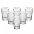 Conjunto 6 Copos Mauve Fio de Ouro 350ml Cristal Ecológico – Wolff