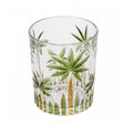 Copo Baixo Palm Tree Handpaint 340ml Cristal Ecológico - Wolff