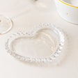 Prato Coração Pearl 13cm x 10,5cm x 1,5cm Cristal - Wolff
