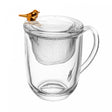 Caneca com Tampa e Filtro Golden Bird 350ml Cristal - Wolff