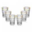 Copo Alto com Fio de Ouro Mandala 380ml Cristal Ecológico - Wolff