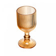 Taça de Licor Lines 75ml Âmbar Metalizado Vidro - Wolff