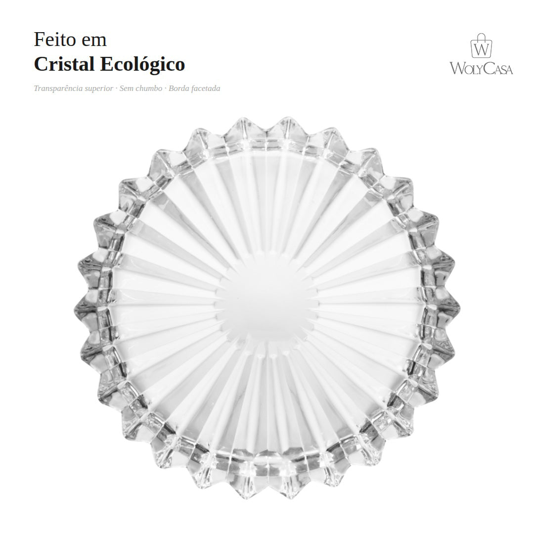 Prato Geneva 14cm Cristal Ecológico - Wolff