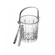 Balde para Gelo com Pegador Flor de Lotús 15cm x 13cm x 14cm Cristal - Wolff