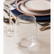 Conjunto 2 Copos Baixos Taj com Fio de Ouro 550ml Cristal Ecológico - Wolff