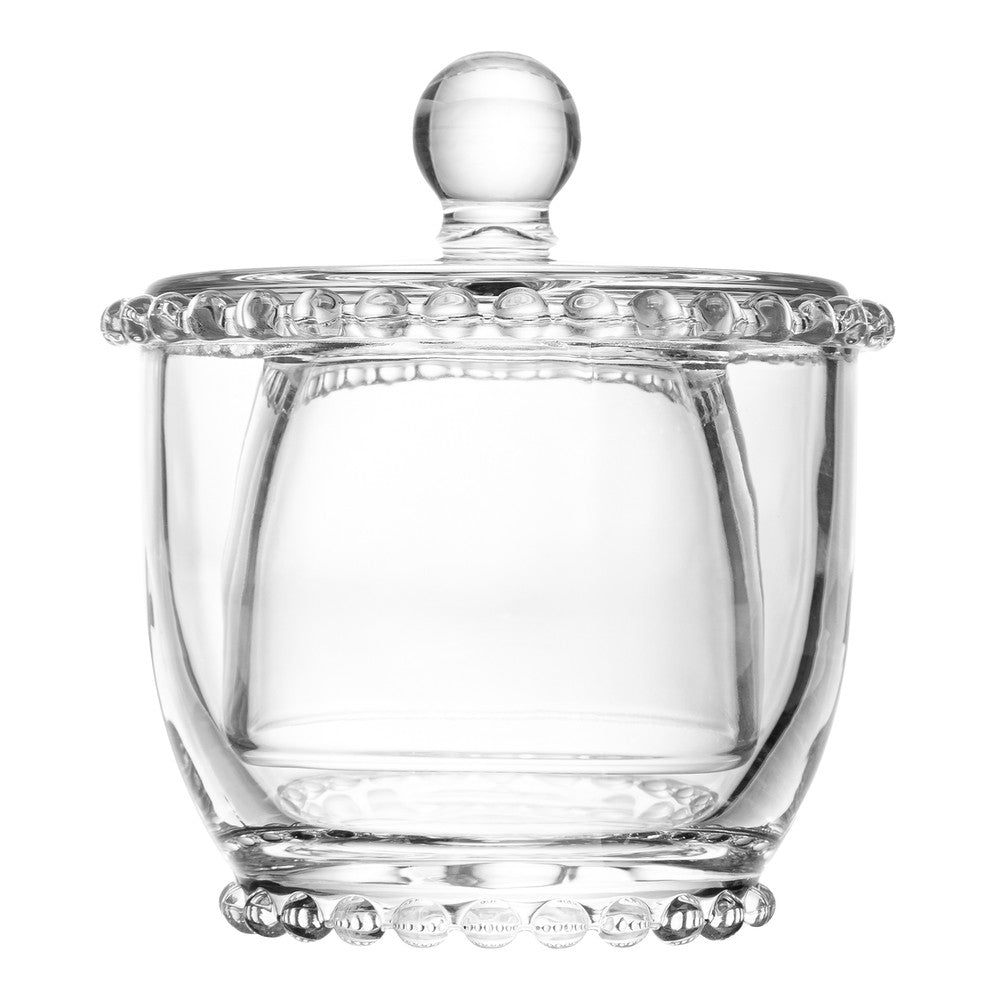 Manteigueira Francesa com Tampa Pearl 10,5cm x 10,5cm x 11cm Cristal - Wolff