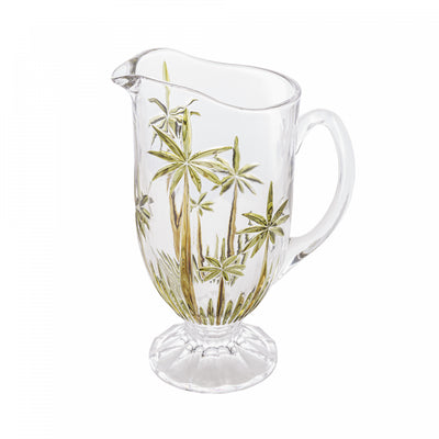 Jarra Palm Tree Handpaint 1,4L Cristal Ecológico - Wolff.
