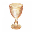 Taça de Água Bico de Jaca 255ml Âmbar Vidro - Wolff