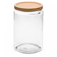 Porta Mantimento com Tampa de Bambu Oásis 2,5L Vidro - Wolff