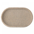 Bandeja para Banheiro Linen 20cm x 12,5cm x 2,5cm Bege Poliresina - Wolff