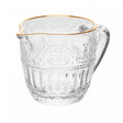 Leiteira Mauve com Fio de Ouro 230ml Cristal - Wolff