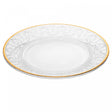 Prato para Sobremesa Mauve com Fio de Ouro 19cm x 2cm Cristal - Wolff