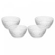 Conjunto 4 Bowls Mauve 12,5cm x 6,5cm Cristal - Wolff