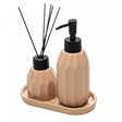 Conjunto 3 Peças para Banheiro Aromatta Terracota Cerâmica - Wolff