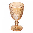 Taça de Água Arabesco Âmbar 320ml Cristal Ecológico - Wolff