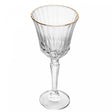 Taça de Vinho Belle Jour com Fio de Ouro 250ml Cristal Ecológico - Wolff