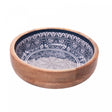 Saladeira Marrakesh 20cm x 5cm Branco Madeira - Wolff