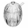 Açucareiro com Colher Still Lines 7,5cm x 7,5cm x 11cm Cristal - Wolff