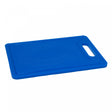 Placa de Corte com Canaleta 35cm x 25cm x 1,2cm Azul Polietileno - Rojemac Profissional