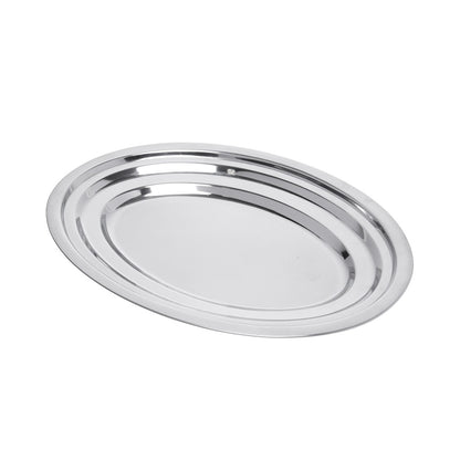 Travessa Oval Rasa 25cm Aço Inox - Rojemac Profissional