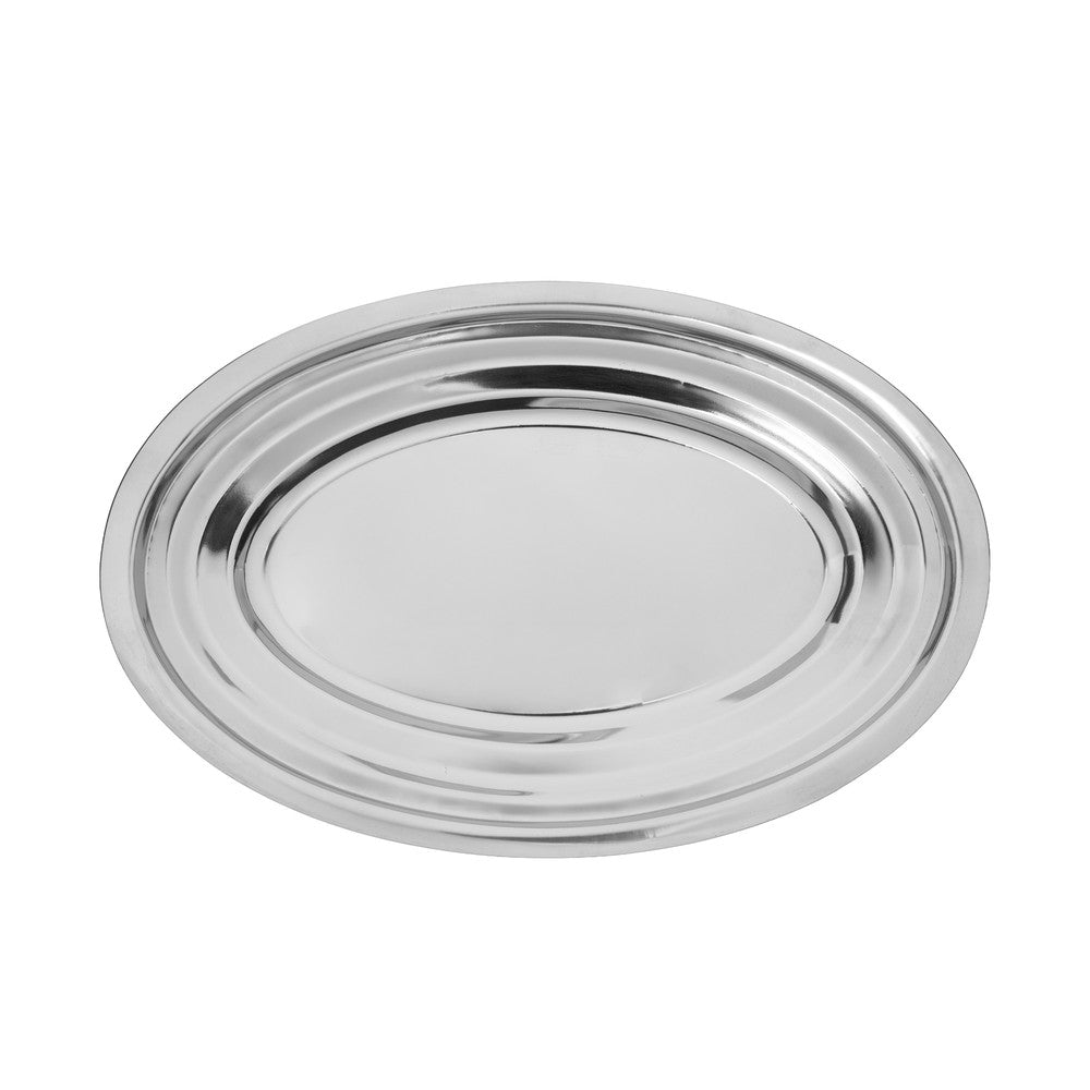 Travessa Oval Rasa 25cm Aço Inox - Rojemac Profissional
