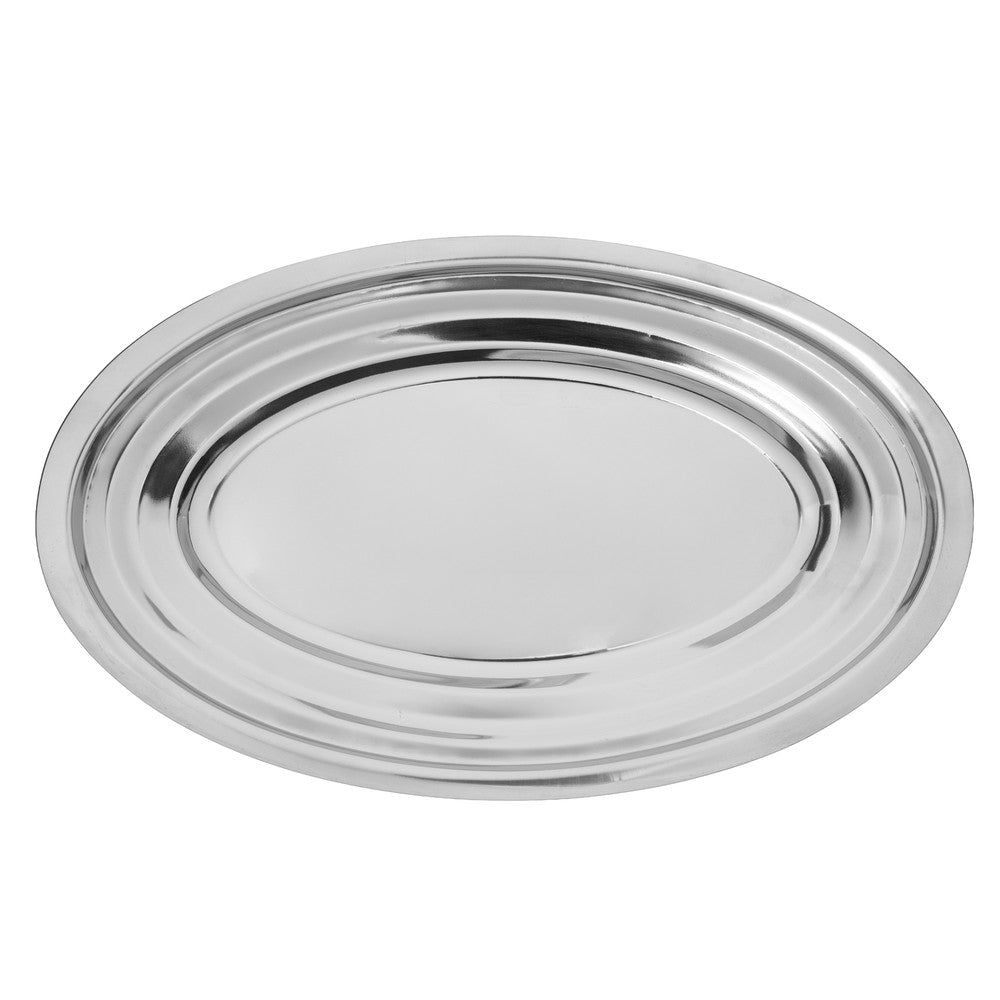 Travessa Oval Rasa 35cm Aço Inox - Rojemac Profissional