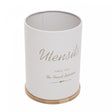 Porta Utensílios Olina 9,5cmx 10cm x 13cm Off White Metal - Wolff