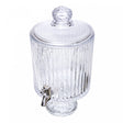 Suqueira Bold com Pé e Tampa Bangkok 4,5L Cristal - Wolff.