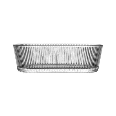 Petisqueira Oval Lines 16,5cm x 7,5cm x 5cm Cristal - Wolff