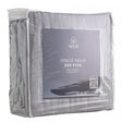 Lençol com Elástico Mellis Queen 300 Fios Cinza 100% Algodão - Wolff
