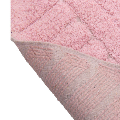 Tapete Bellagio 40cm x 60cm Rosa Algodão - Wolff